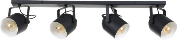 Спот TK Lighting 2612 Spectra 4x60 Вт E27 черный с белым 