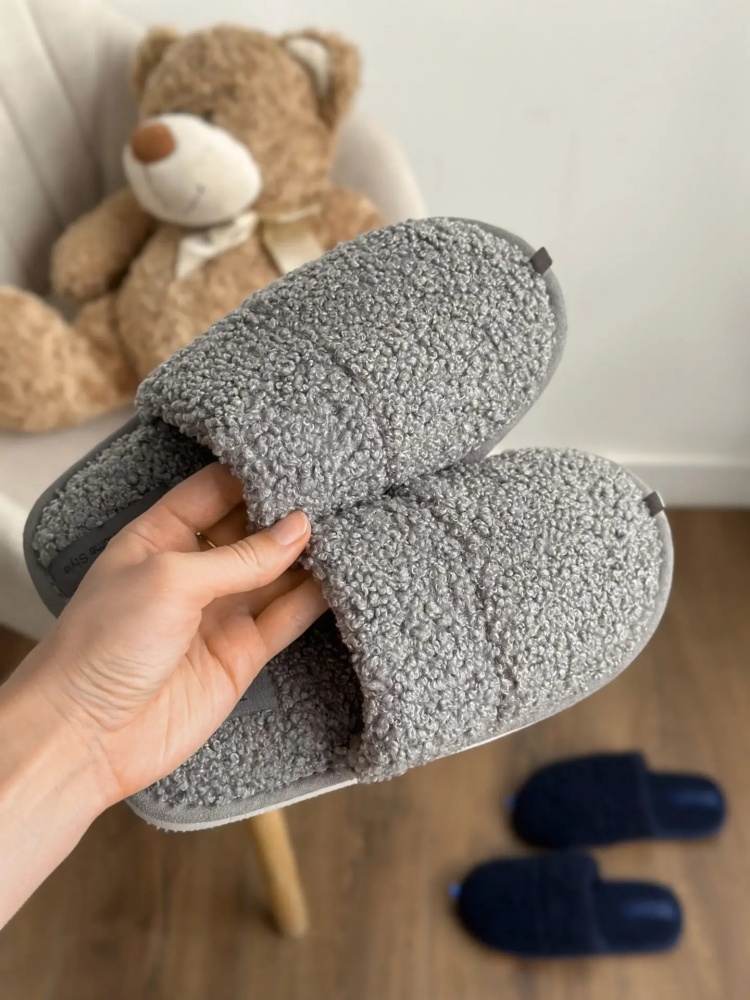 Тапочки детские Twins TEDDI р.34-35 серый 10414