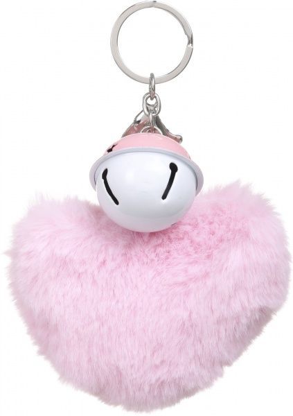 Брелок для рюкзака Сердце розовое