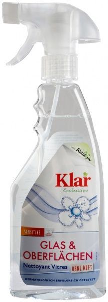 Засіб миючий для скла та дзеркал Klar без запаху 0,5л
