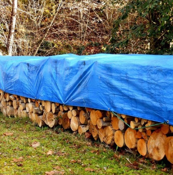 Тент Agreen 120 г/кв м, 5x6 м синий