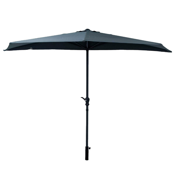 Зонт садовый Indigo пристенный серый