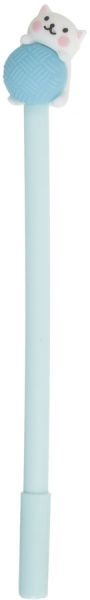 Ручка гелевая Игривый котенок голубой 
