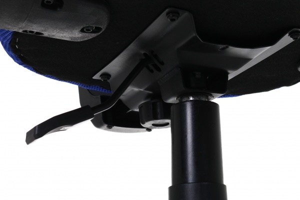 Кресло Аргон черно-синий 