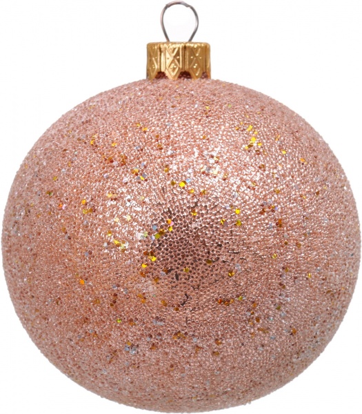 Ялинкова іграшка з блискітками 