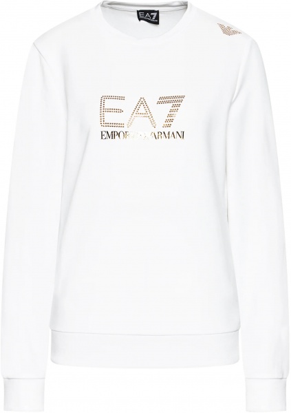 Свитшот EA7 SWEATSHIRT EVOLUTION 8NTM45-TJ9RZ-1100 р. S белый