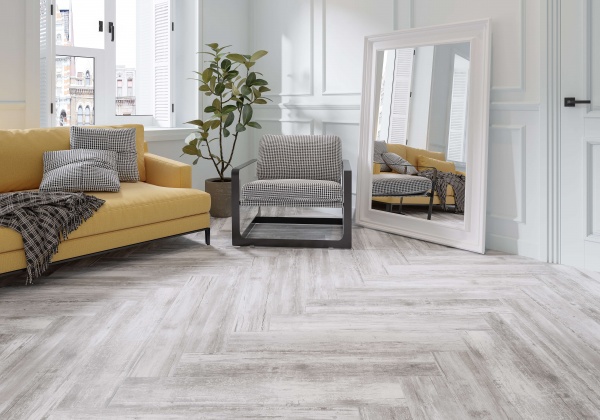 Плитка Golden Tile MILOS серый F52190 150х900 