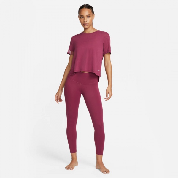 Футболка Nike W NY DF S/S TOP DM7025-653 р.L розовый