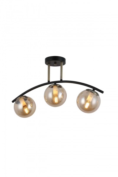 Люстра потолочная Blitz 3x40 Вт E14 черный/золото 8237-43 