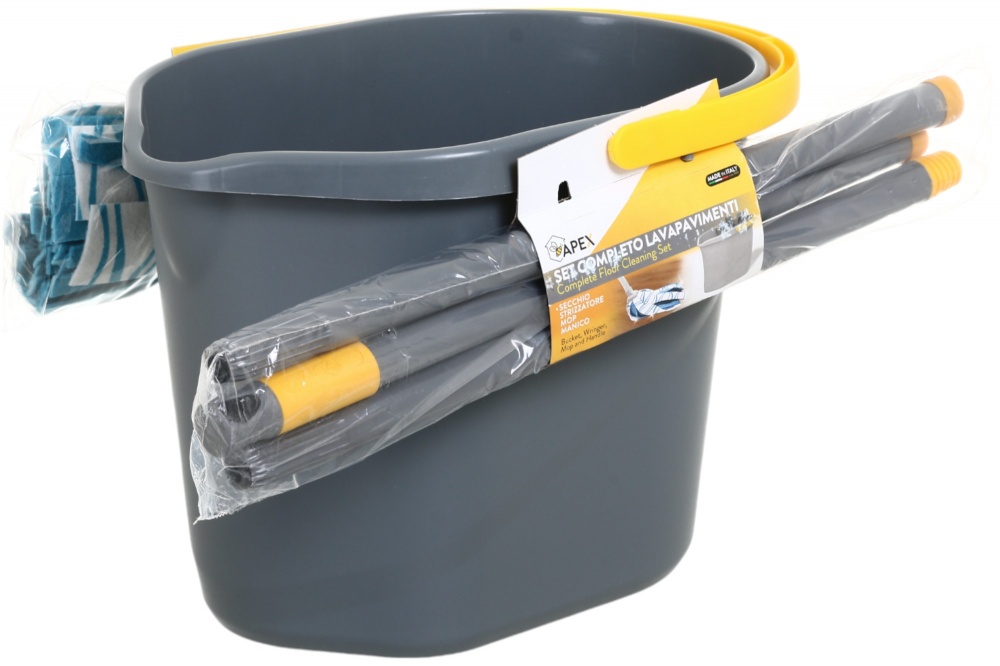 Набор для уборки Apex 10571 12л 120 см серый