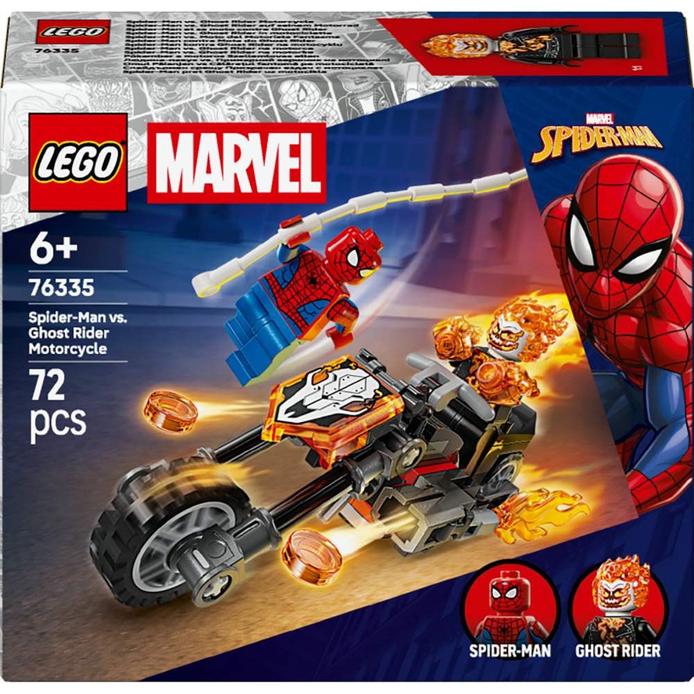 Конструктор LEGO Super Heroes Marvel Людина-павук vs. Примарний вершник на мотоциклі 76335