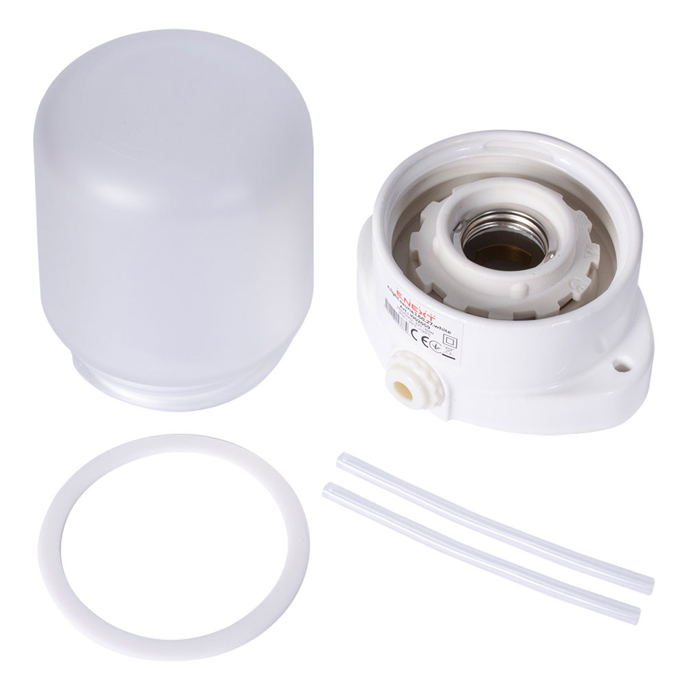 Светильник для сауны E.NEXT 60 Вт e.light.sauna.1.60.27.white Е27 IP54 l002059