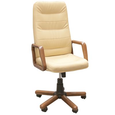 Крісло офісне Новий стиль Expert Eco молочне