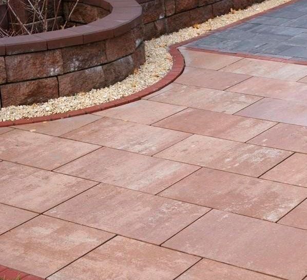 Тротуарна плитка Золотой Мандарин Моноліт 600x400x80 мм тренто