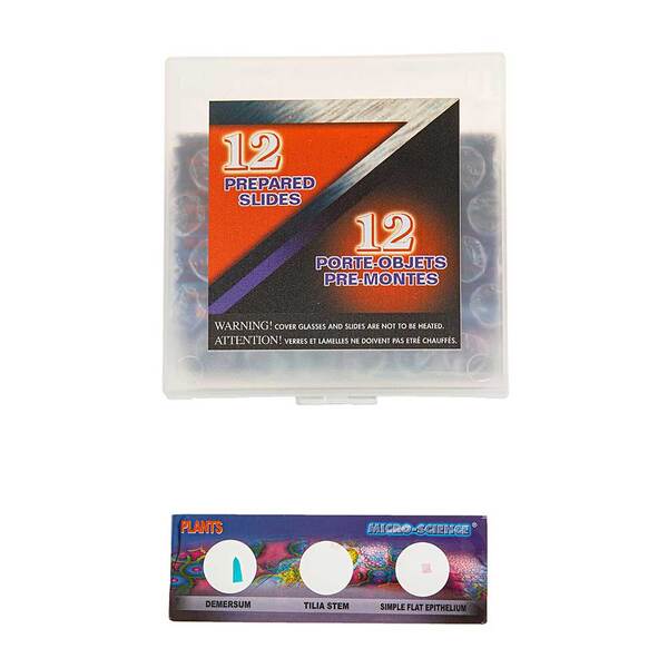 Набор для экспериментов Eastcolight 12 слайдов для изучения под микроскопом ES10311
