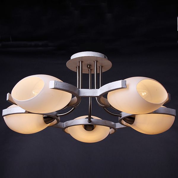 Люстра потолочная Victoria Lighting 5xE14 античный белый Odeon/PL5 