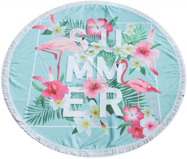 Полотенце пляжное Luna d-150 см Summer мульти 