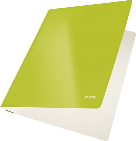 Скоросшиватель WOW 250 л. А4 зеленый металлик 30010064 Leitz