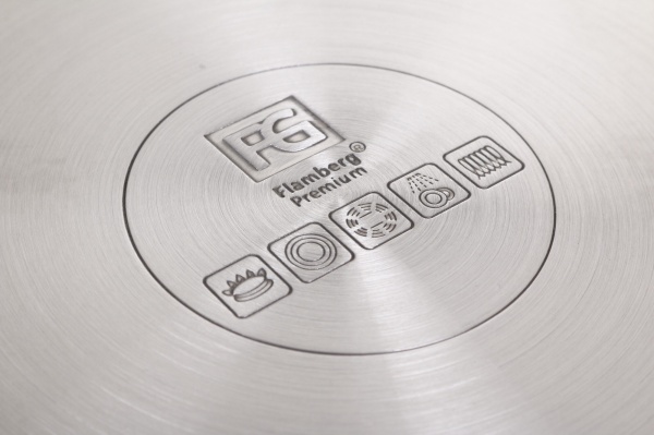 Кастрюля со стеклянной крышкой Nature 24 см 6,3 л Flamberg Premium