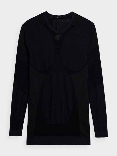 Футболка з довгим рукавом 4F SEAMLESS UNDERWEAR F113 4FAW23USEAF113-20S р.M-L чорний