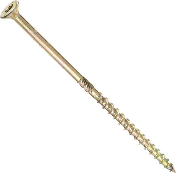 Шуруп конструкційний потайна головка Expert Fix сталь 8x80 мм жовтий