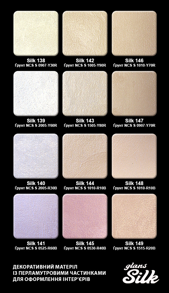 Декоративное покрытие Aura Мокрый шелк Silk Glаns 2,5 л 3кг