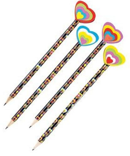 Карандаш графитный с ластиком в виде сердца Centrum