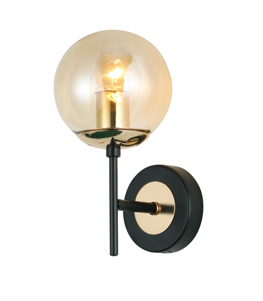 Бра Sensio Lion 1x40 Вт E27 черный/золото LS-74636/1BG-E2740W