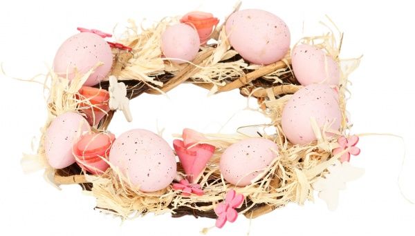 Венок из яиц и бабочек WJ19061