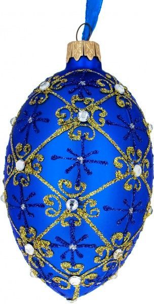 Елочная игрушка Гламур L-138 12 см 