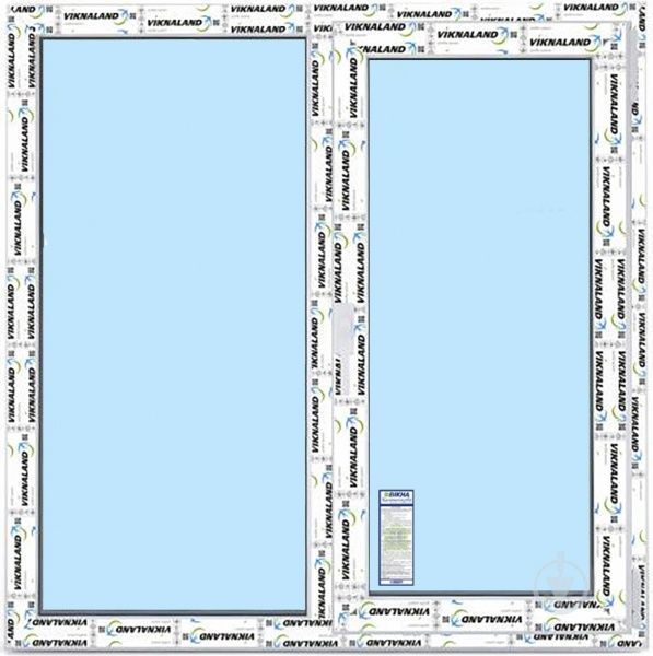 Окно поворотно-откидное VIKNALAND В 70 1400x900 мм правое (К) 