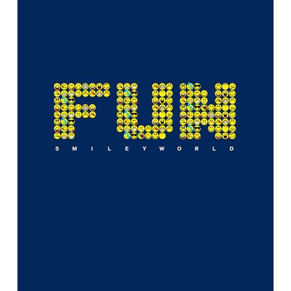 Тетрадь школьная 96 листов в клетку боковая спираль 4 Smiley