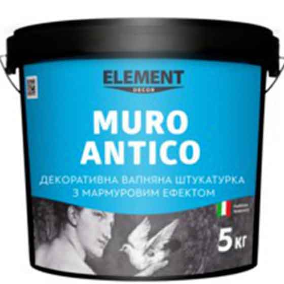 Декоративная штукатурка Element Decor Muro Antico 5 кг белый