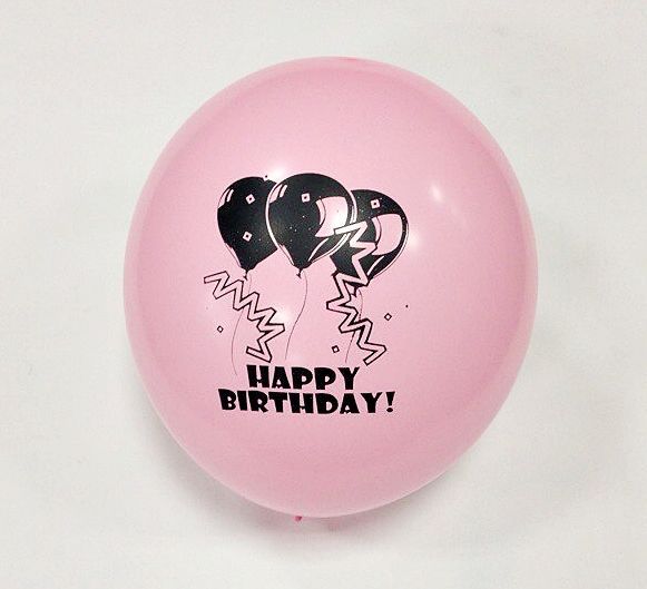 Шарики латексные Ві та Ві Декоратор с рисунком 27 см разноцветный 5 шт.