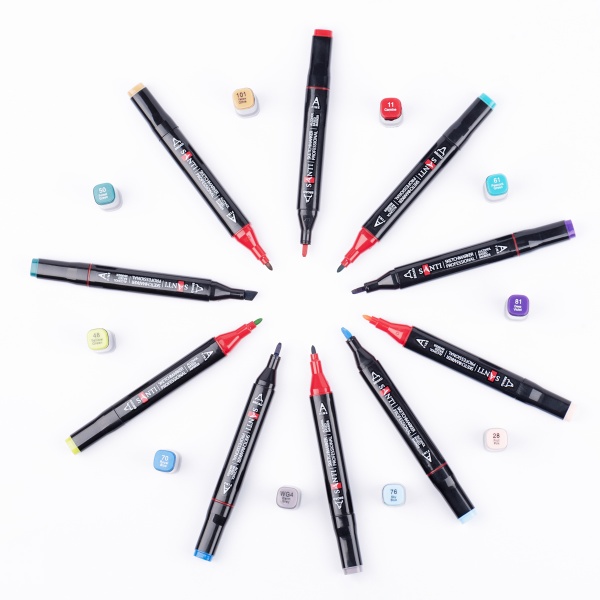 Набір спиртових маркерів Santi 60 шт. 390600 