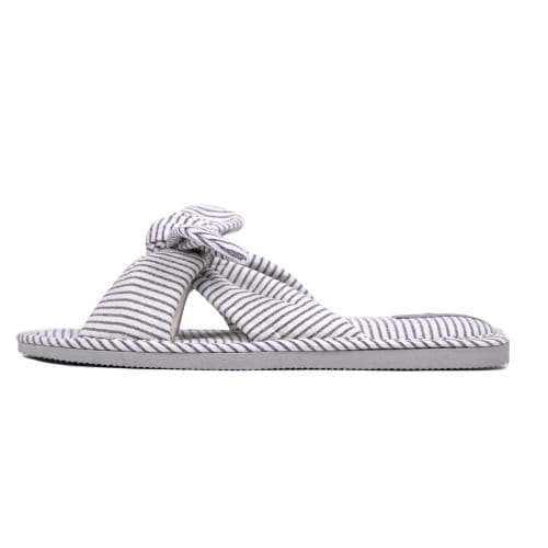 Тапки домашние Twins HS-VL бант-перекрест 7142 р.40 белый с черным 