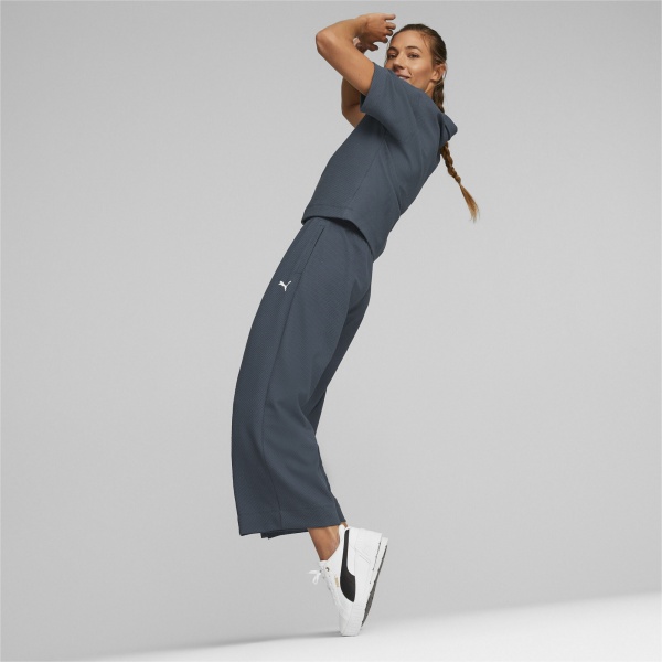 Кроссовки Puma KARMEN WEDGE PUMA WHITE-PUMA BLACK-GOLD 39098502 р.40,5 белый