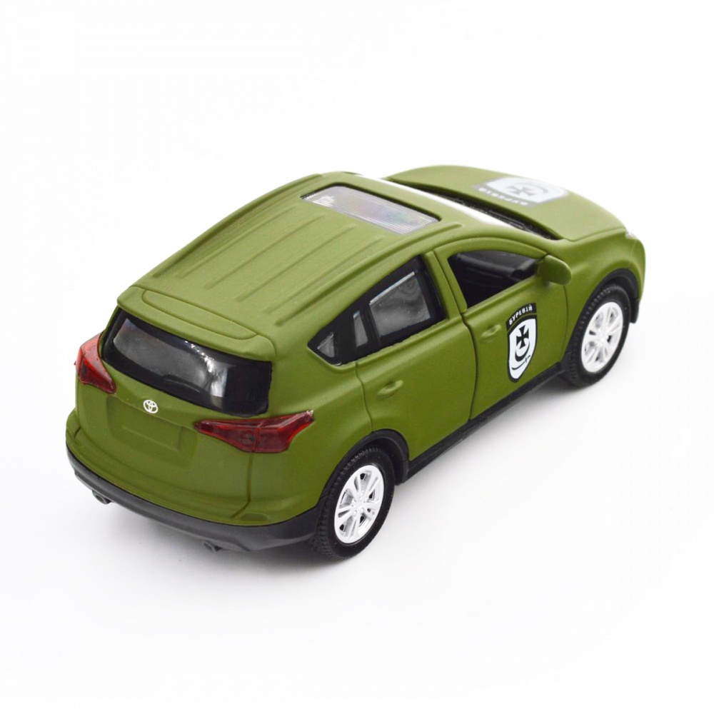Автомодель TechnoDrive 1:32 серии Шевроны Героев Toyota RAV4 Буря KM6198