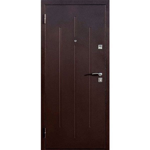 Дверь входная Стройгост 7 орех итальянский 2050x960мм левая