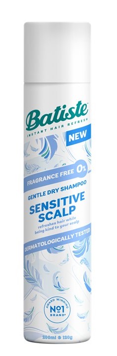 Сухий шампунь Batiste Sensitive без аромату 200 мл