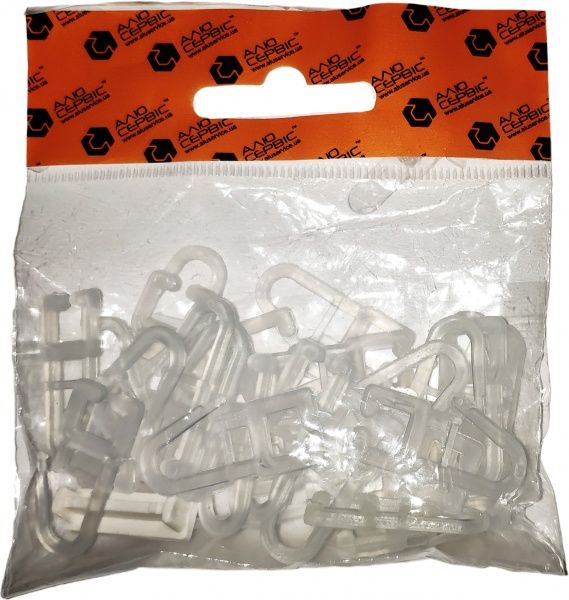 Комплект фурнітури Алюсервіс для Евро карниза одинарного 150 см 1 шт. 