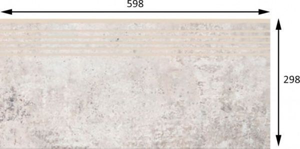 Плитка Cersanit Lukas White stopnica 29,8x59,8 