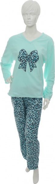 Костюм домашний женский La Nuit Aqua р. M голубой с черным 