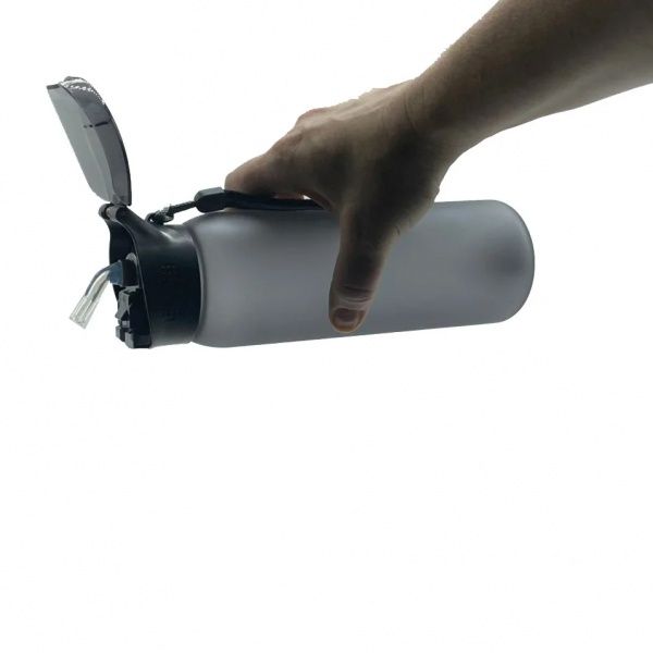 Пляшка для води 600 мл Casno сірий KXN-1196_Grey