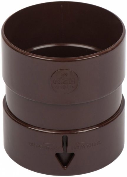 Муфта трубы RoofOK 85 мм коричневый 