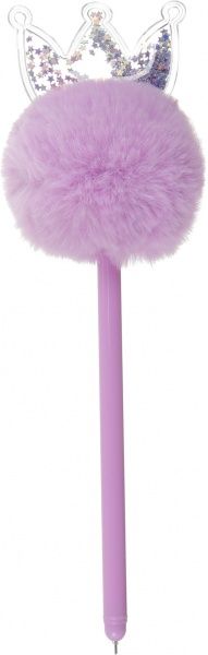 Ручка гелевая фиолетовая Сияющая корона 