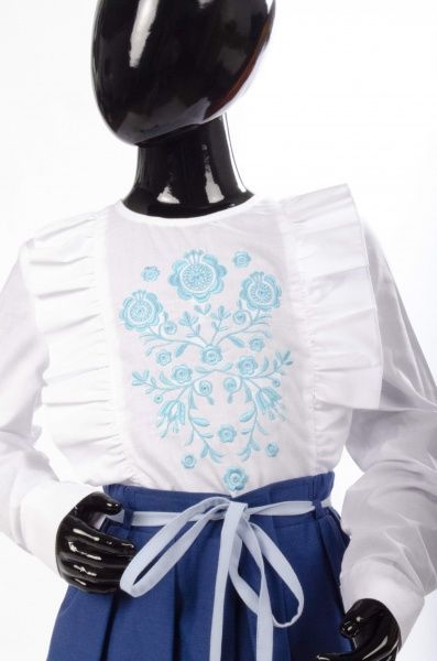 Блуза Эдельвика 90-21/09 р.128 белый 