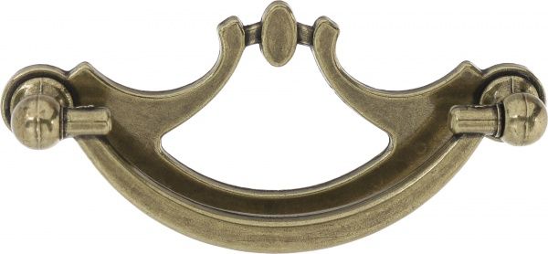 Меблева ручка D-125 G4 96 мм антична бронза DC 70541