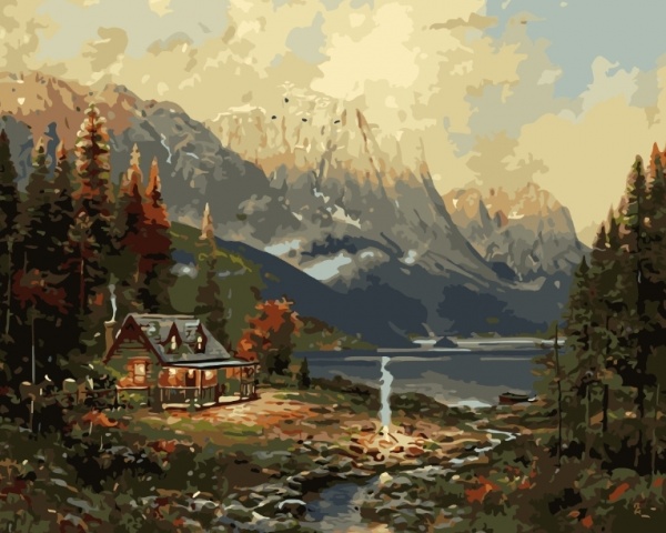 Картина по номерам Загадочный пейзаж bk_1071 50х40 см BookOpt 