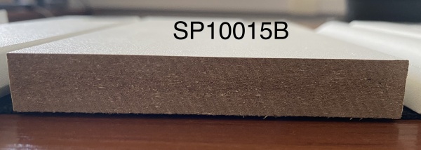 Плинтус Бельгийский белый silk 15х100х2400 мм 